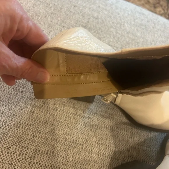 Sam Edelman Winnie Ankle Boots Ivory Size 9.5 New - Picture 4 of 11